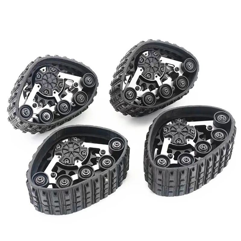 

1/10 Tracks Wheels Sandmobile Conversion Snow Tires for RGT EX86100 Rock Cruiser RC Crawler Accessories