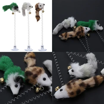 

1/3Pcs Cat Interactive Toy Stick Funny Cat Toys False Mouse Bottom Sucker Toys for Cat Kitten Playing Pet Seat Scratch Toy Pet