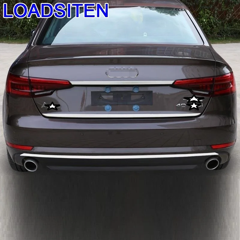 

Car Modified Chromium Auto Body Trunk Rear Panels Front Bumper Exterior Mouldings Bright Sequins Modification 17 FOR Audi A4L