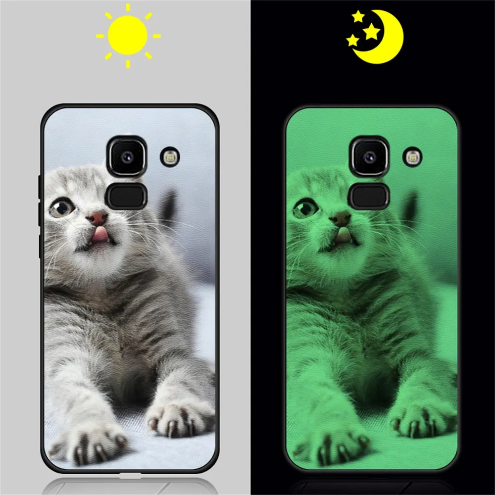 Светящийся чехол для samsung Galaxy A10 A20 A30 A40 A50 A60 A70 Крышка для samsung Galaxy A6 A7 A750 кожи Funda светящийся чехол - Цвет: 24