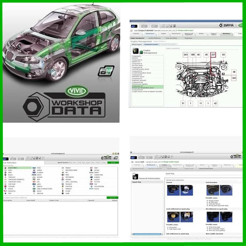 2020 venda quente software de reparação automóvel vívido oficina dados ati 10.2 software manual elétrico vívido cd/download ligação/16gb usb