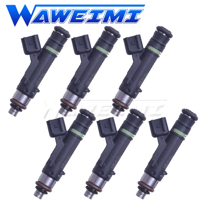 WAWEIMI 6x Топливные форсунки клапан 0280158174 для FORD F-150 5,4 4x4 V6 2007-FJ1003 9L3Z9F593B