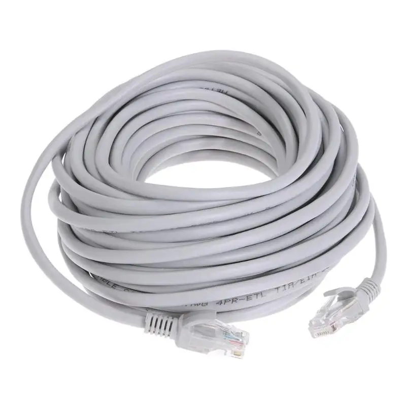 Ethernet-кабель Cat 5 10 м/15 м/20 м/25 м/30 м соединительный шнур для локальной сети RJ45
