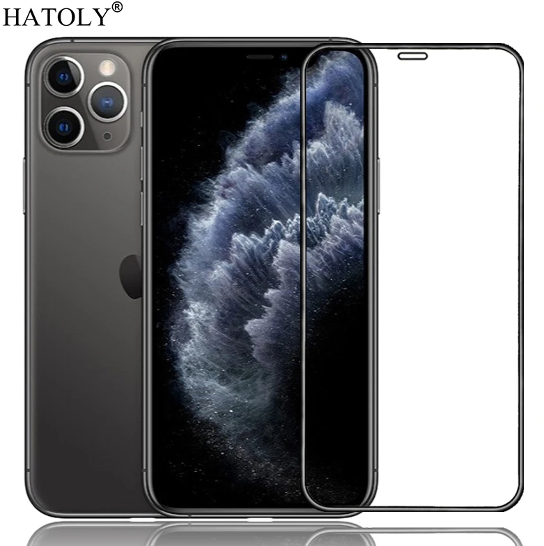 Lcd Glass For Iphone 11 Pro Max Tempered Glass Screen Protector 9h Hd Full Glue Coverage Protective Glass For Iphone 11 Pro Max Phone Screen Protectors Aliexpress