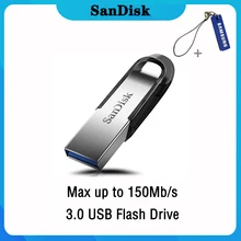 Флеш-накопитель USB sandisk 32, 64, 128, 16 ГБ, флеш-накопитель 128 ГБ, 64 ГБ, 32 ГБ, 256 ГБ, флеш-накопитель 3,0, USB флешка, диск на ключ, память для телефона