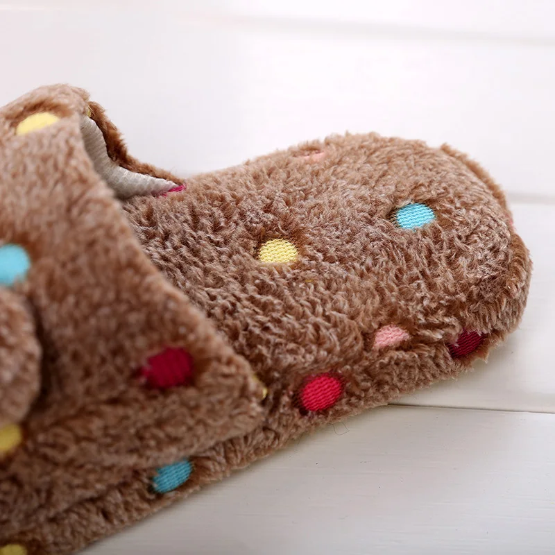 Зимние тапочки женская простая Универсальная мягкая теплая обувь в Корейском