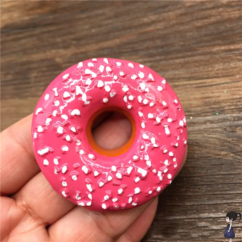 Креативное моделирование десерт пончик стерео смола трехмерный магнит на холодильник милые магнитные цветные стикеры холодильник