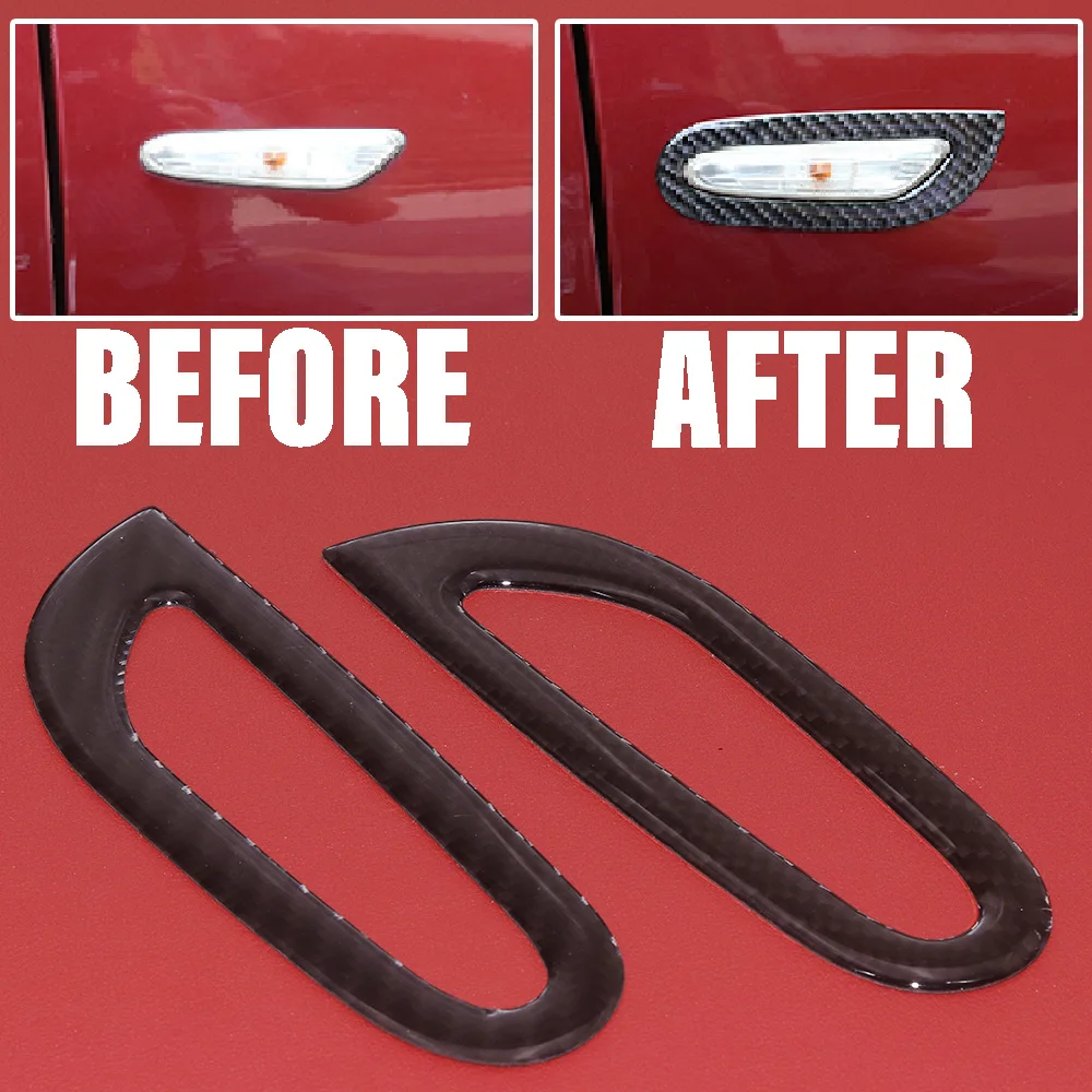 

Внешний сигнал поворота из натурального углеродного волокна, 2 шт., фоторамка, Обложка, наклейка, подходит для BMW 3 серии E90 E92 E93 2005-2011 2012