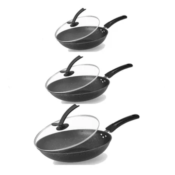 

Maifan Stone Wok Non-stick Pan Frying Pan Household Cooking Pot with Smoke-free Gas Stove Induction Cooker General Pots and Pans