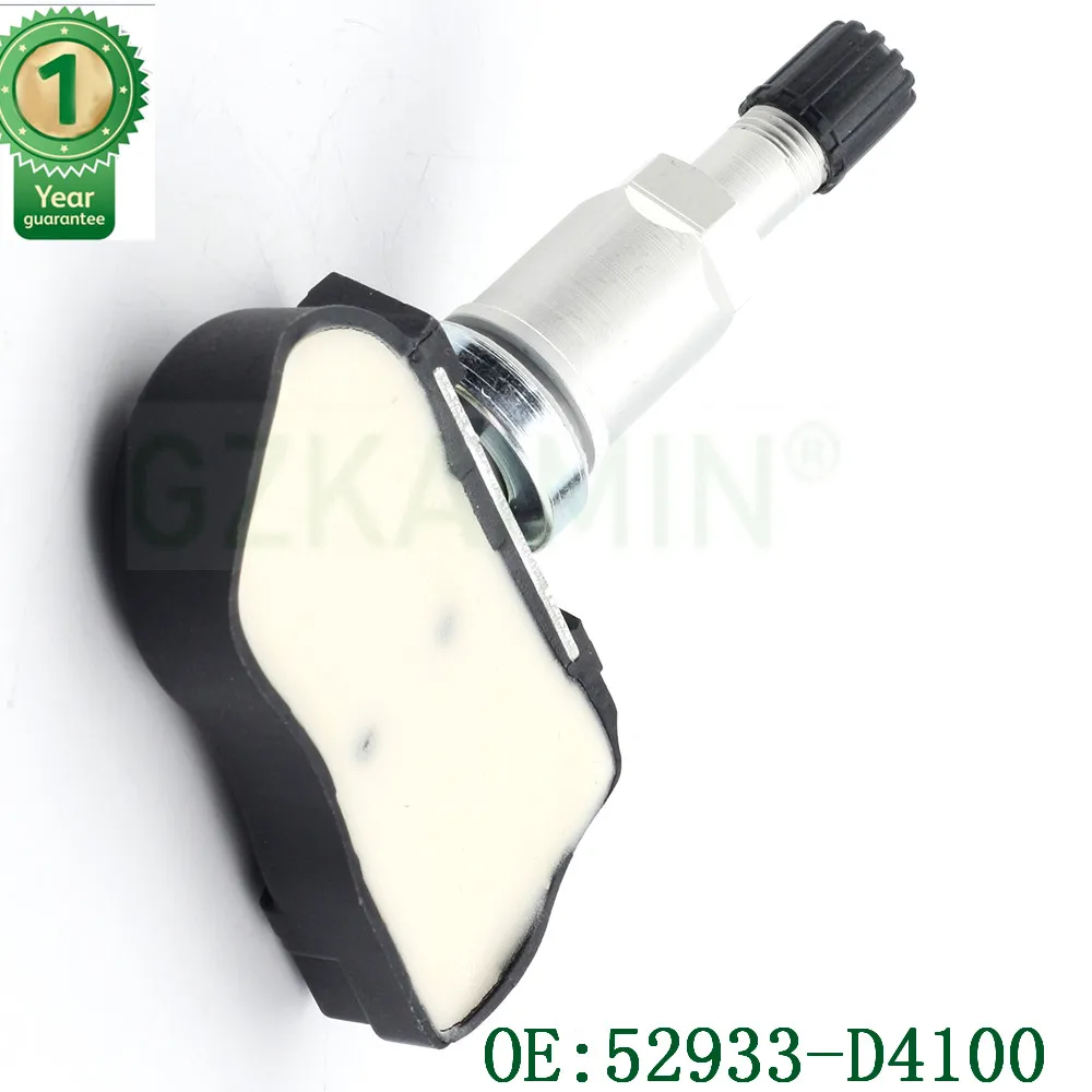 Комплект 4 датчика давления в шинах 52933 D9100 52933D4100 D4100 TPMS для Hyundai Kia Optima Sportage Sorento