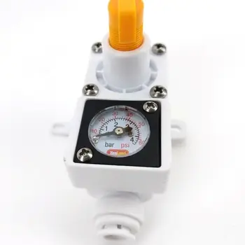 

Duotight Inline In Line Regulator - With integrated gauge for water or gas - 8mm (5/16" Push In) home brew kegland - KL06248