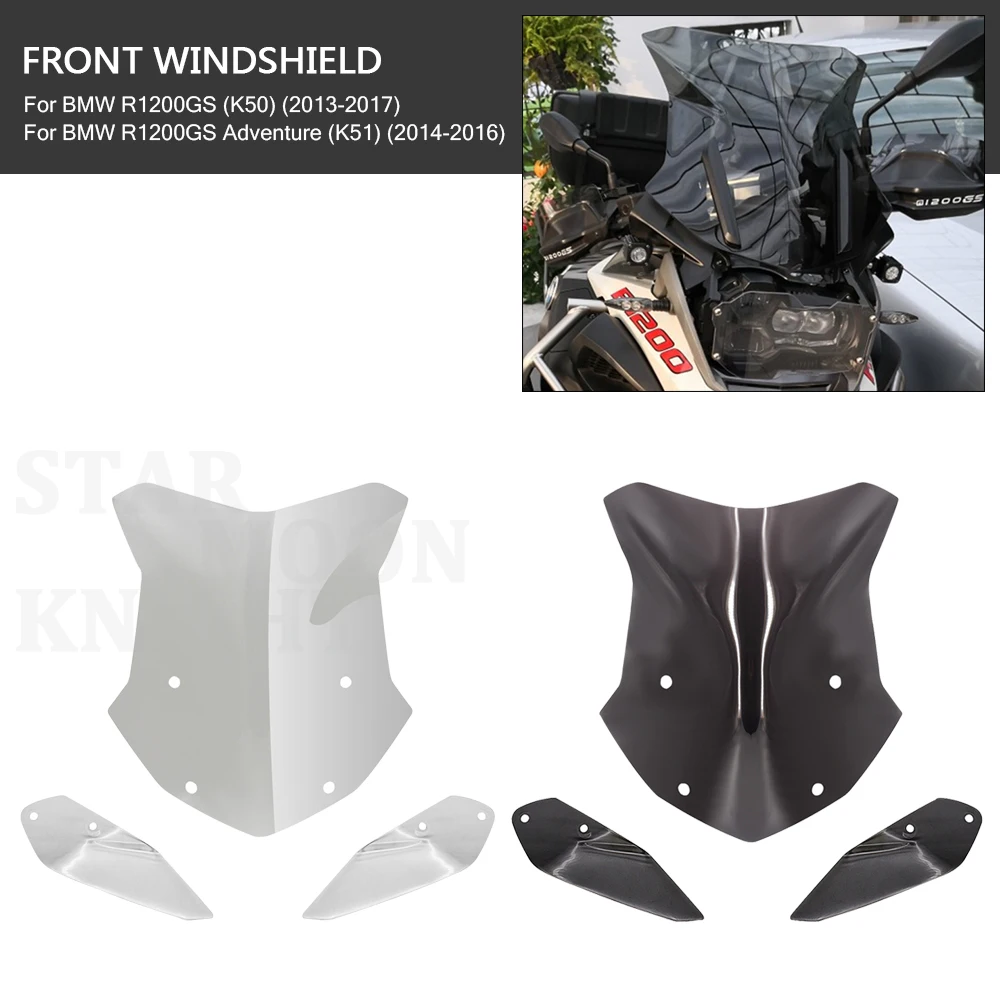 Ветровой экран на лобовое стекло мотоцикла для BMW R 1200 GS R1200 Adventure ADV LC 2013-2017 Accessoris 2016