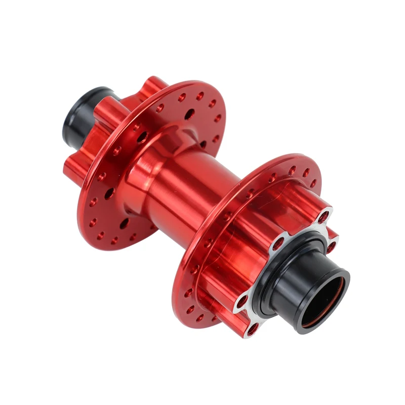 MTB DH 자전거 더블 디스크 브레이크 EBike 허브 32H 36H 내리막 산악 자전거 전면 허브 20mm 110mm