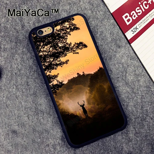 7104 MaiYaCa потрясающий олень животное ТПУ чехол для телефона для iPhone 11 Pro Max 5S 6 6S 7 8 Plus X XR XS Max задняя крышка оболочка - Цвет: 7104