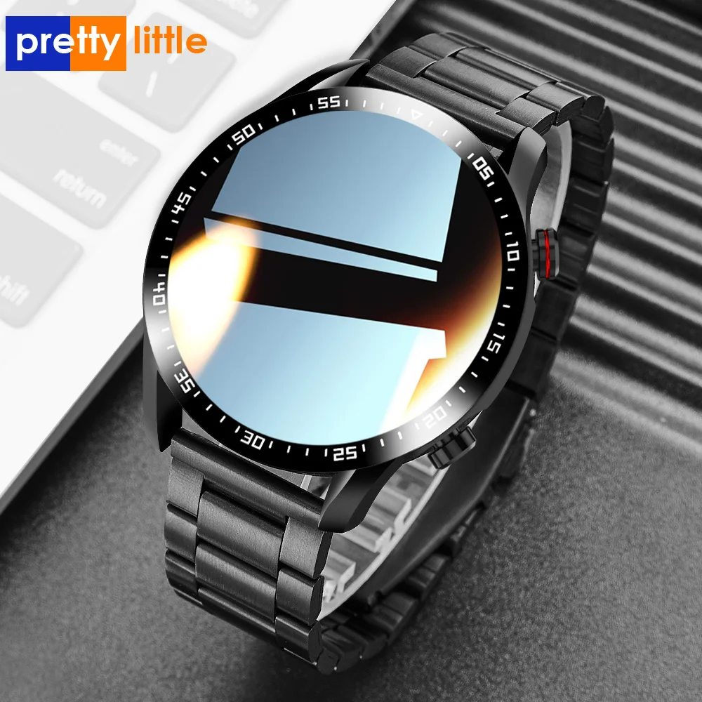 US $31.33 E12 Bluetooth Call Smart Watch Men Waterproof Custom Dial Smartwatch Full Touch Screen For Android IOS Sports Fitness Tracker