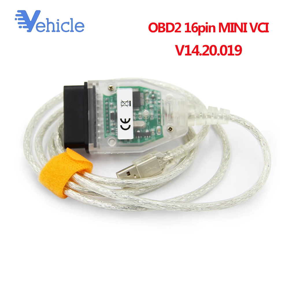 Для TOYOTA TIS Techstream для J2534 OBD OBD2 Диагностический USB для OBD2 16pin MINI VCI одиночный диагностический кабель автоматический сканер инструмент