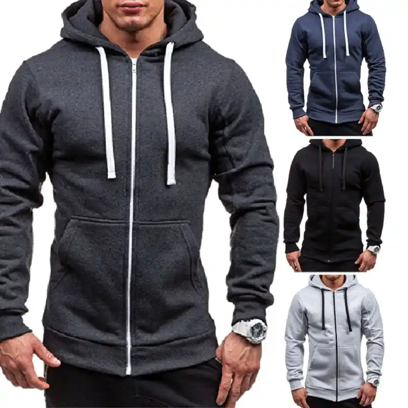 hoodies with white zippers and strings