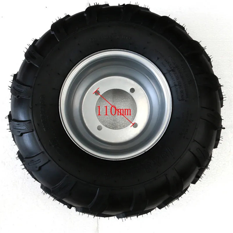 2 шт. 18X9. 50-8 дюймов обод заднего колеса+ массивные шины Quad Dirt Bike ATV багги