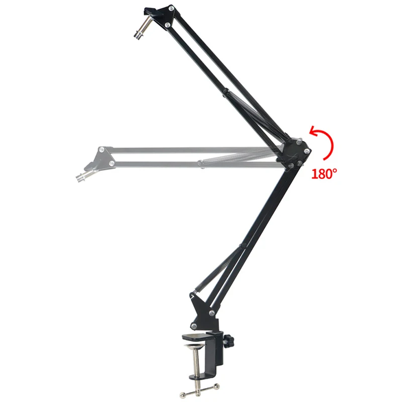 Suporte de Montagem de Mesa Dobrável com Suporte para Microfones Tripé para Blogueiros de Vídeo Streaming ao Vivo Stands - Image 2