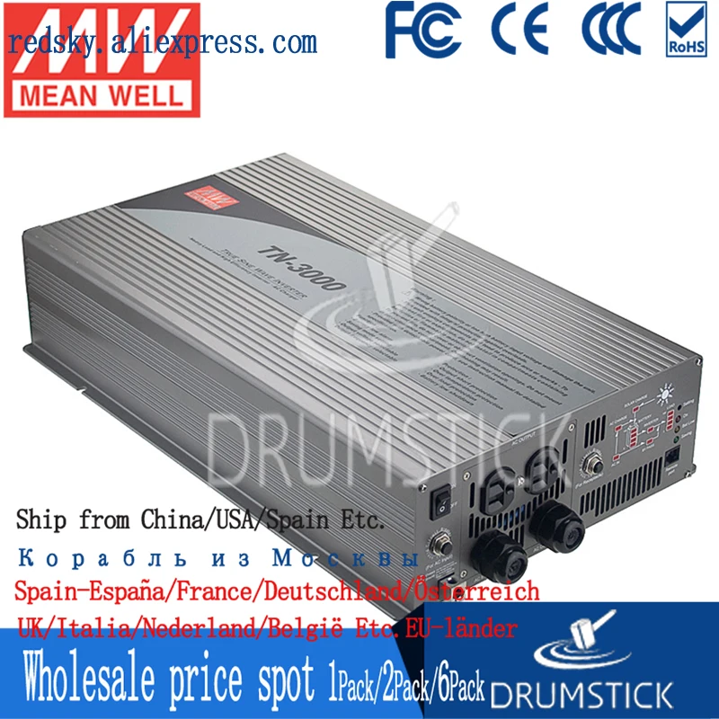 MEAN WELL TN-3000-224B Европейский стандарт 230 В meanwell TN-3000 3000 Вт настоящий синусоидальный