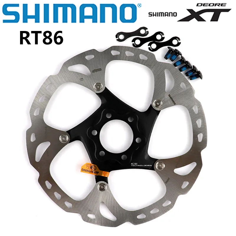 Тормозной диск SHIMANO XT SM RT86 с технологией Ice Point 6 болтов M8000 для горных велосипедов 160 мм 180 203 горный