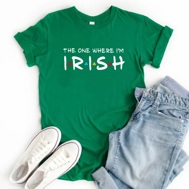 Friends Themed Tee Irish Clothes Plus 