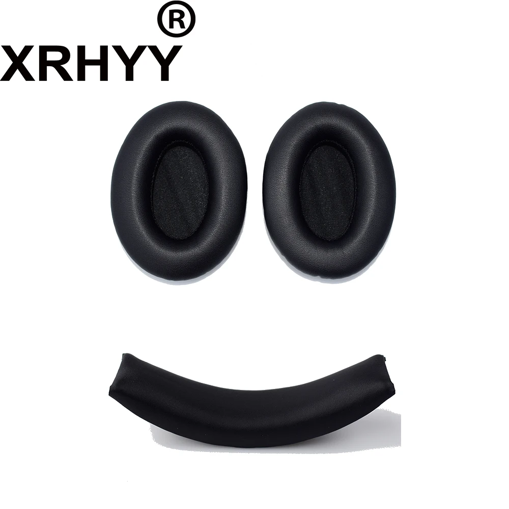 XRHYY черные сменные амбушюры Подушка для наушников чехол и топ повязка Набор для Monster Beats Dr. Dre Studio 1,0 наушники