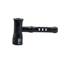 הורנט פרימיום מטוסי אלומיניום עישון מים צינור 136MM זכוכית קערת מתכת טבק הרב צינורות נרגילה נרגילות עשן מים צינור(China)