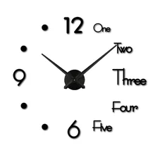 Зеркальные настенные часы 3D, Акриловые кварцевые наклейки «сделай сам» в современном стиле, украшения для дома, гостиной, офиса Зеркальные настенные часы 3D, Акриловые кварцевые наклейки «сделай сам» в современном стиле, украшения для дома, гостиной, офиса