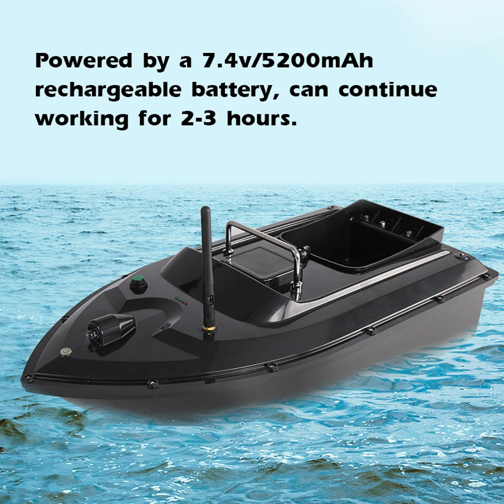 Fishing Bait Boat Intelligent Remote Control Boat 500m Wireless Dual-motor  Fishing Boats GPS RC Nesting Device Fishing Feeder