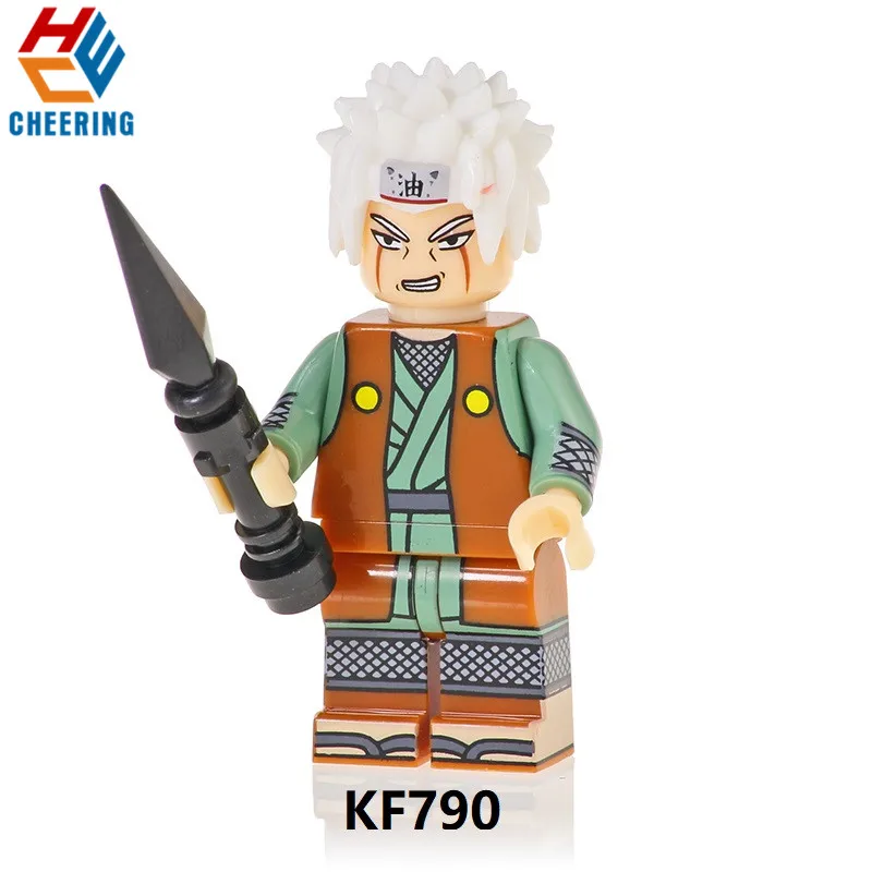 

Single Sale Building Blocks Uzumaki Naruto Jiraiy Sasuke Uchiha Itachi Hatake Kakashi Collection Figures Toys for Children KF790