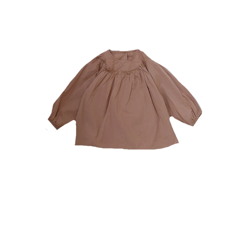 Рубашка для маленьких детей Новинка весна осень 2019 рубашка с куклой модная