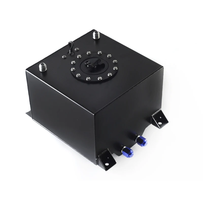 Skup Uniwersalny 8 galonów 30L aluminiowy zbiornik wyrównawczy paliwa z nasadką ogniwo paliwowe 30L z pianką czujnika wewnątrz