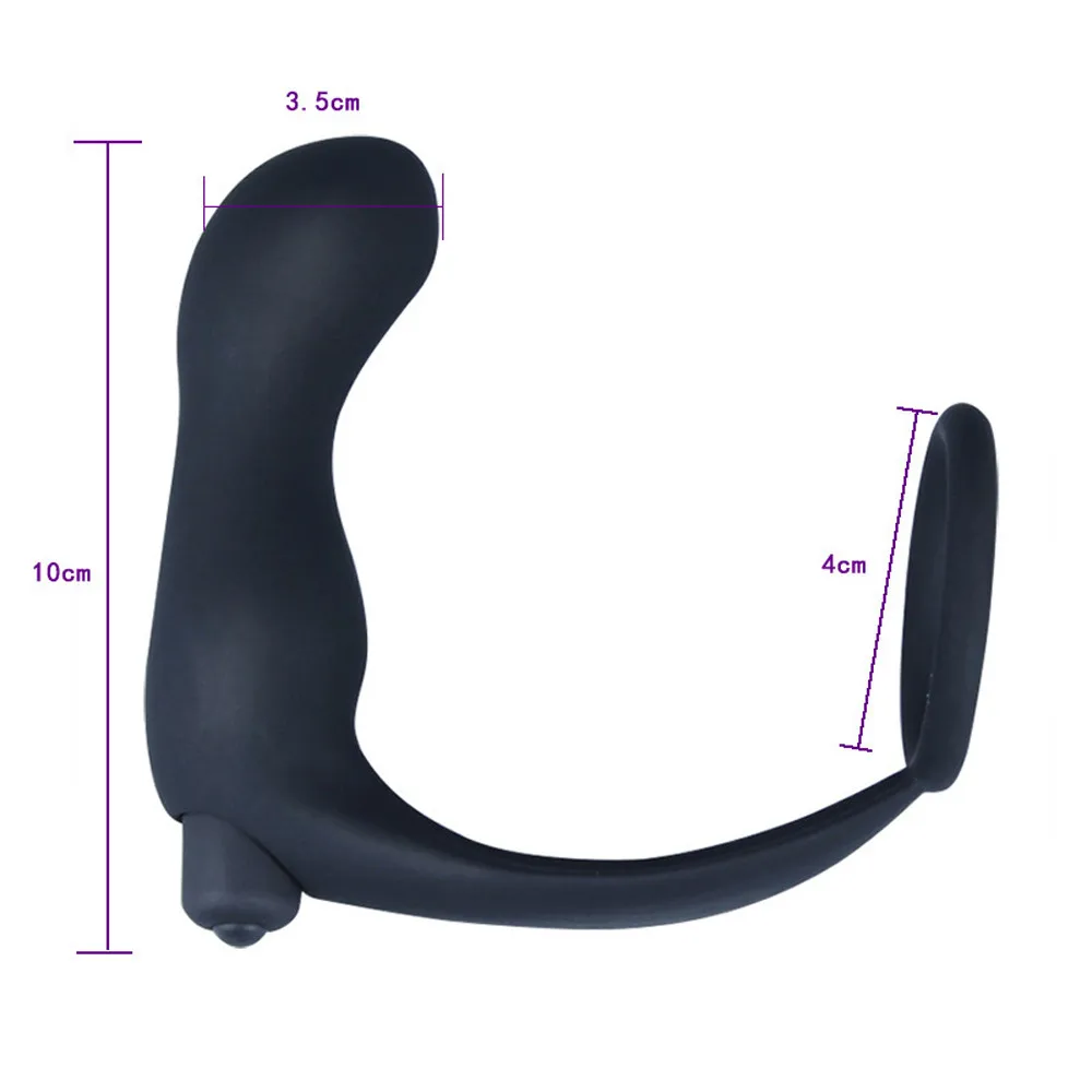 G Point Stimulate Prostate Massager Anal Vibrator Sex Toys For Men Opening Anus Butt Plug Anal Dilator Male Time Delay Ring Sexo ► Photo 3/6