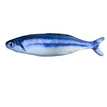 

Electric Simulation Fish Cat Mint Pet Toy Funny Vibrating Catnip Jump Chargeable Toy Pet Fish W4X1