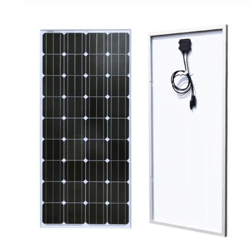Solar Panel Monocrystalline Solar Cell Glass Solar Panel For 12V/24V