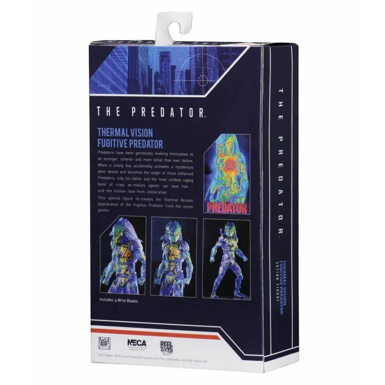NECA Хищники тепловой видение беглый хищник ПВХ фигурка Коллекционная модель