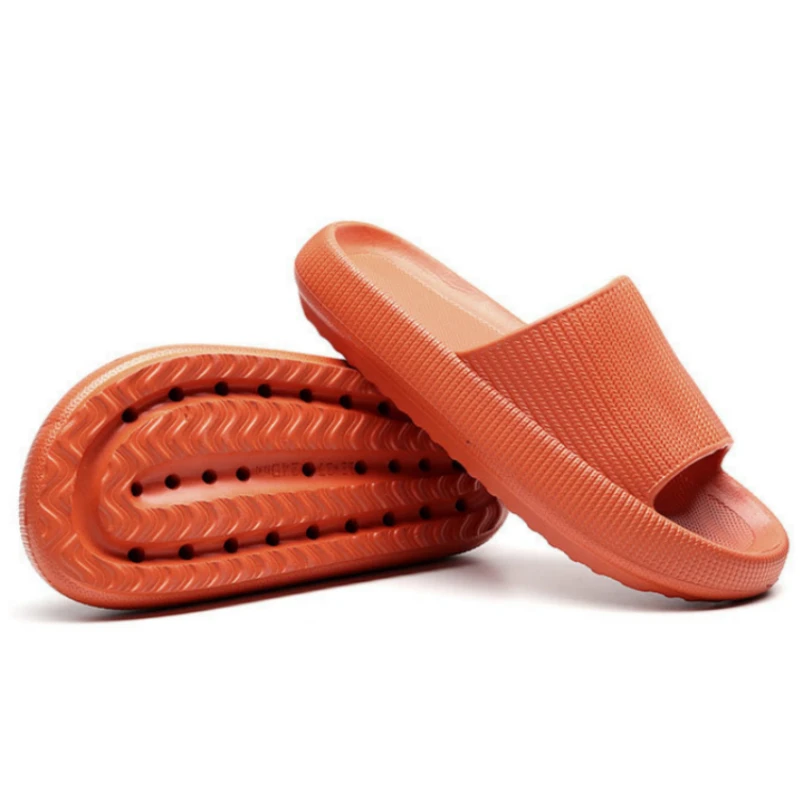 US $9.67 Fashion Slippers Women Thick Platform Women Indoor Bathroom Slipper Soft Eva AntiSlip Home Floor Slides Ladies Summer Shoes Men