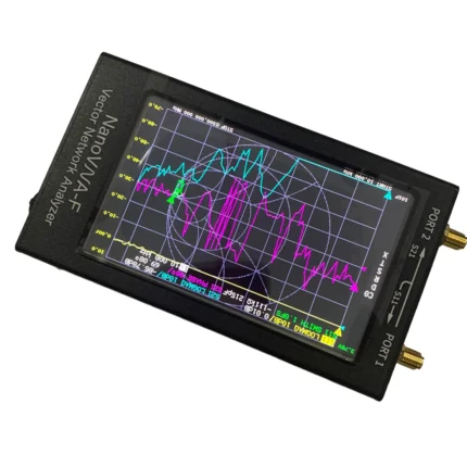 NanoVNA VNA HF VHF UHF Vector Network Antenna Analyzer + 4.3 inch IPS LCD + Metal Case 5000mAh Battery