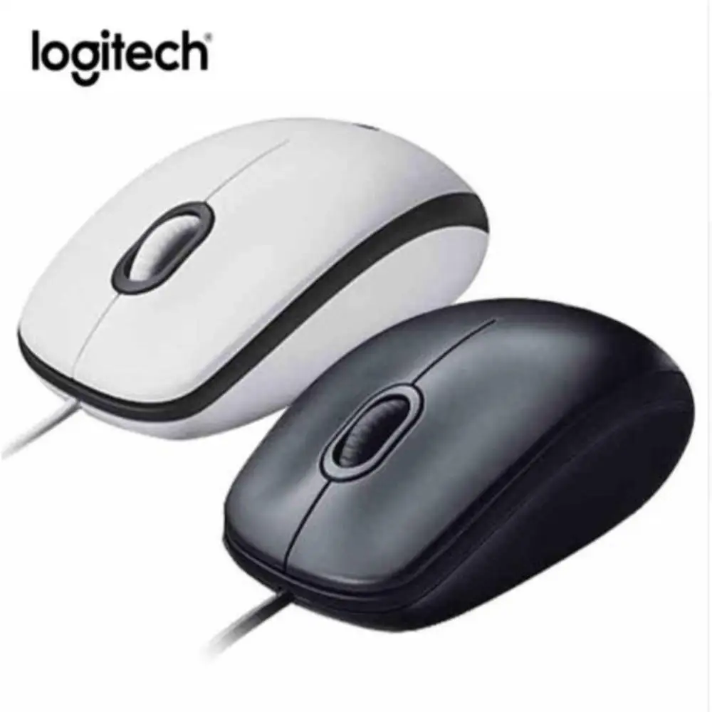 Игровая мышь logitech M100R, USB Проводная Бесшумная мышь, 1000 dpi, эргономичная оптическая мышь для настольного компьютера, ноутбука, ПК