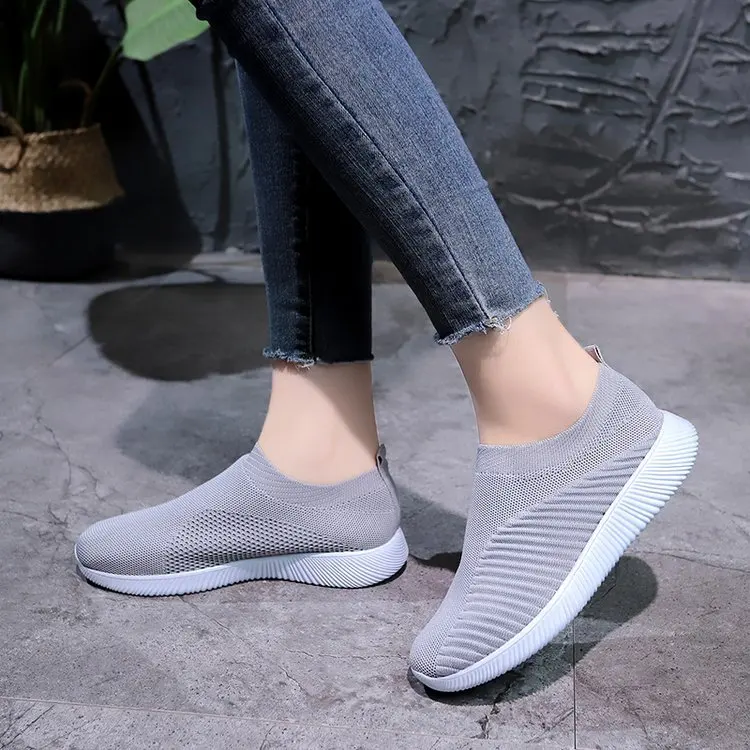 

Ultra-Light Low-Cut Slip-on WOMEN'S Shoes Stretch Fabric Foot Covering Loafers Women's Athletic Shoes Casual Shoes wa zi xie