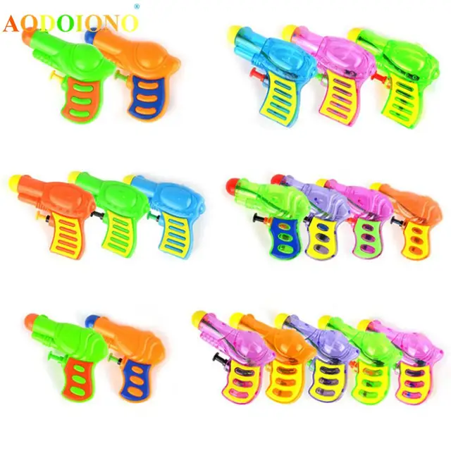 12Pcs/lot Colorful Water Guns Plastic Water Squirt Toy For Kids Watering Game (Random Color) 1