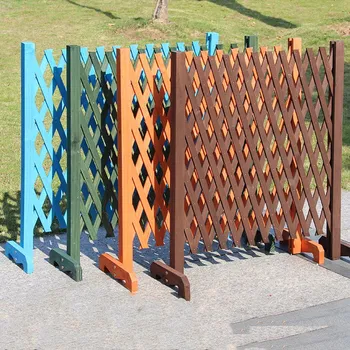 

Expanding Wooden Garden Wall Fence Panel Plant Climb Trellis partition Decorative Garden Fence for Home Yard Garden Decoration