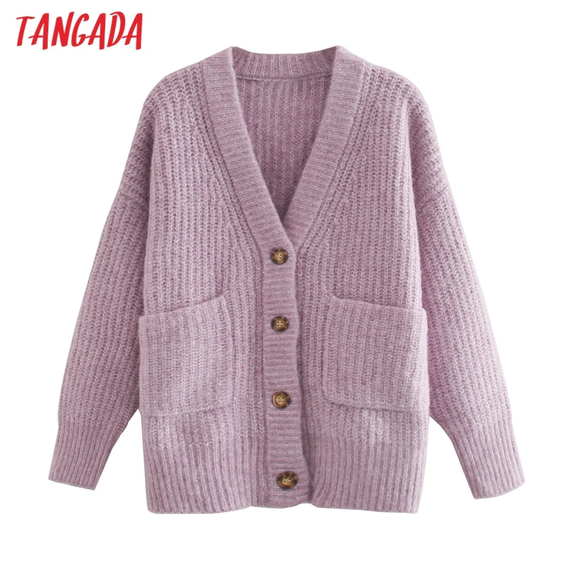 violet cardigan