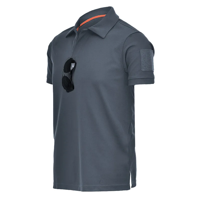 Tactical T-shirt Combat T Shirt Quick Dry Tees Men's Outdoor Hunting Camping Hiking O-Neck Lapel Short Sleeve sport t shirt