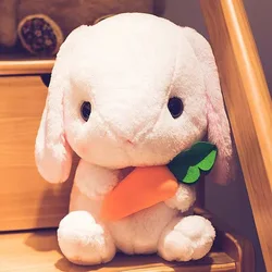 43cm bonito pelúcia coelho brinquedo macio brinquedos almofada coelho criança travesseiro boneca presentes de aniversário para crianças bebê acompanhar sono brinquedo