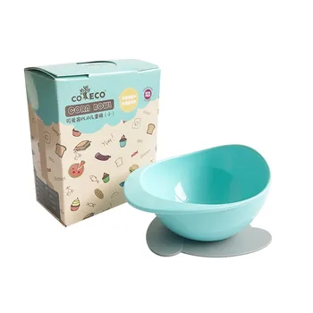 

Stay Put Suction Baby Bowls PLA Corn Snack Bowl With Suction Base Spill Proof Kids Snack Fruit Container Toddler Training