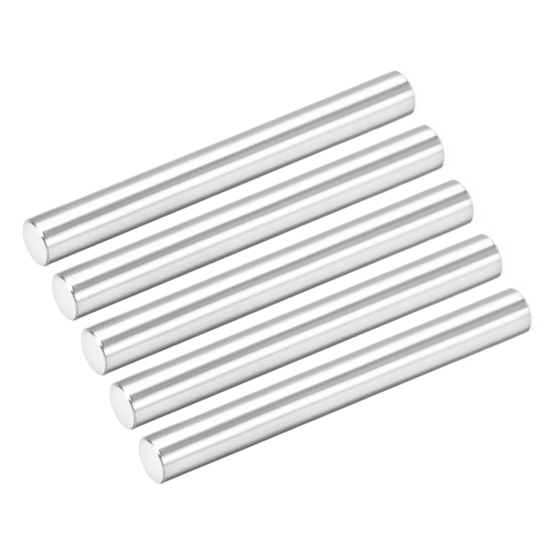 

uxcell 5Pcs 6mm X 55mm Dowel Pin 304 Stainless Steel Cylindrical Shelf Support Pin