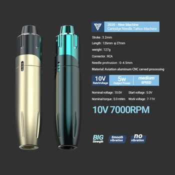 

2020 NEW Tattoo rotary pen with high quality motor for tattoo studio for professional tattoo artist tattoo machine device