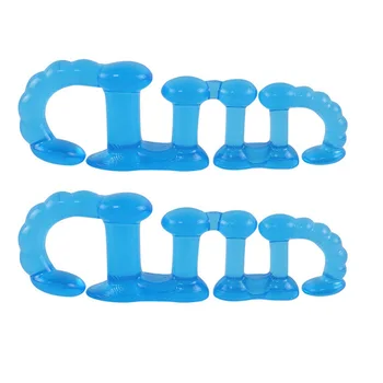 

5 Holes Toe Separators SEBS Stretchable Bunion Corrector Straightener for Pain Relief Hallux Valgus Women Men Night Feet Care
